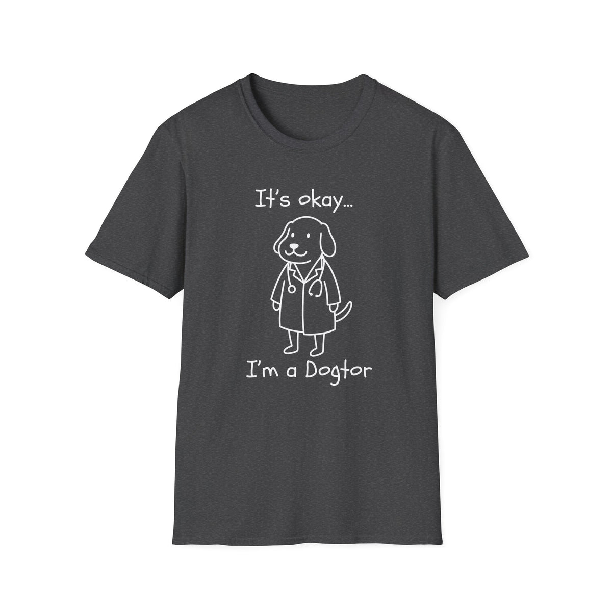 This It’s Okay I’m a Dogtor shirt is a funny dog doctor t-shirt for veterinarians, vet techs, vet students, dog lovers, and pet parents.
