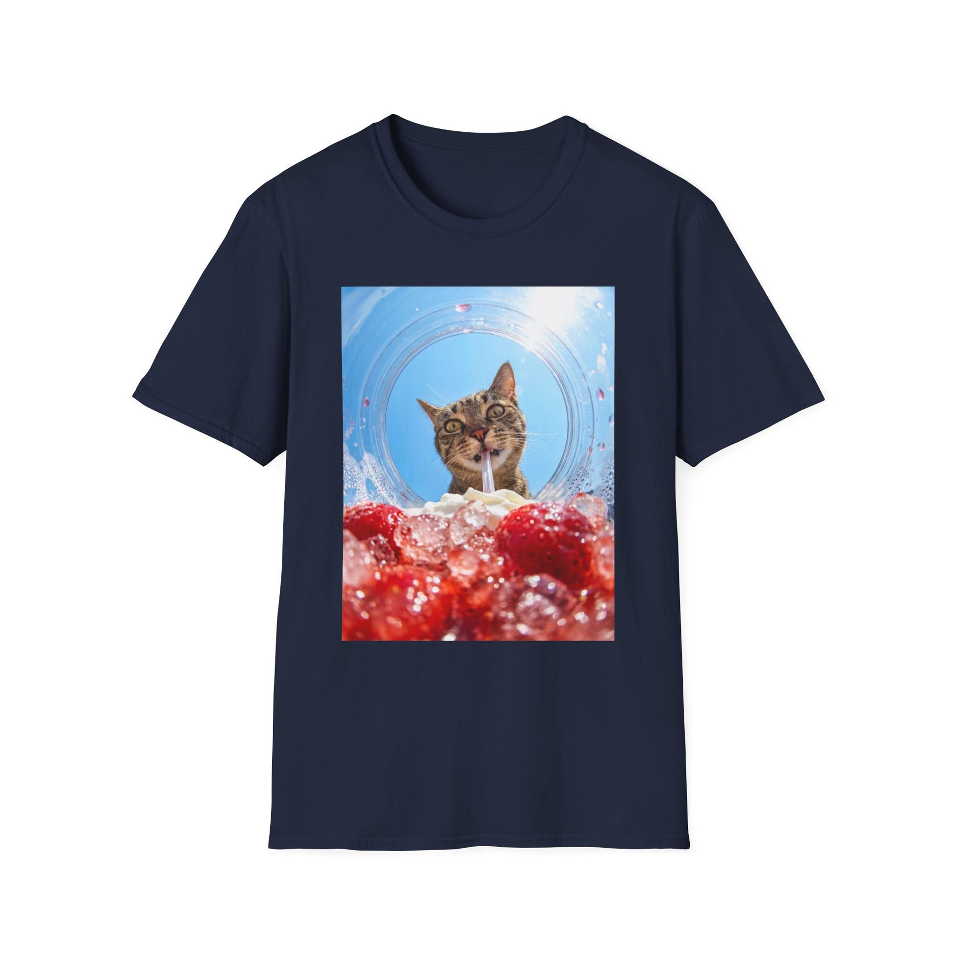 Berry Purrsty funny cat drinking shirt with strawberry drink graphic
Funny cat drinking t-shirt for cat lovers and boba fans
Cute cat graphic tee with wide-eyed cat sipping a drink
Kawaii cat lover shirt with strawberry drink design
Unisex cat t-shirt gift for cat moms and cat dads