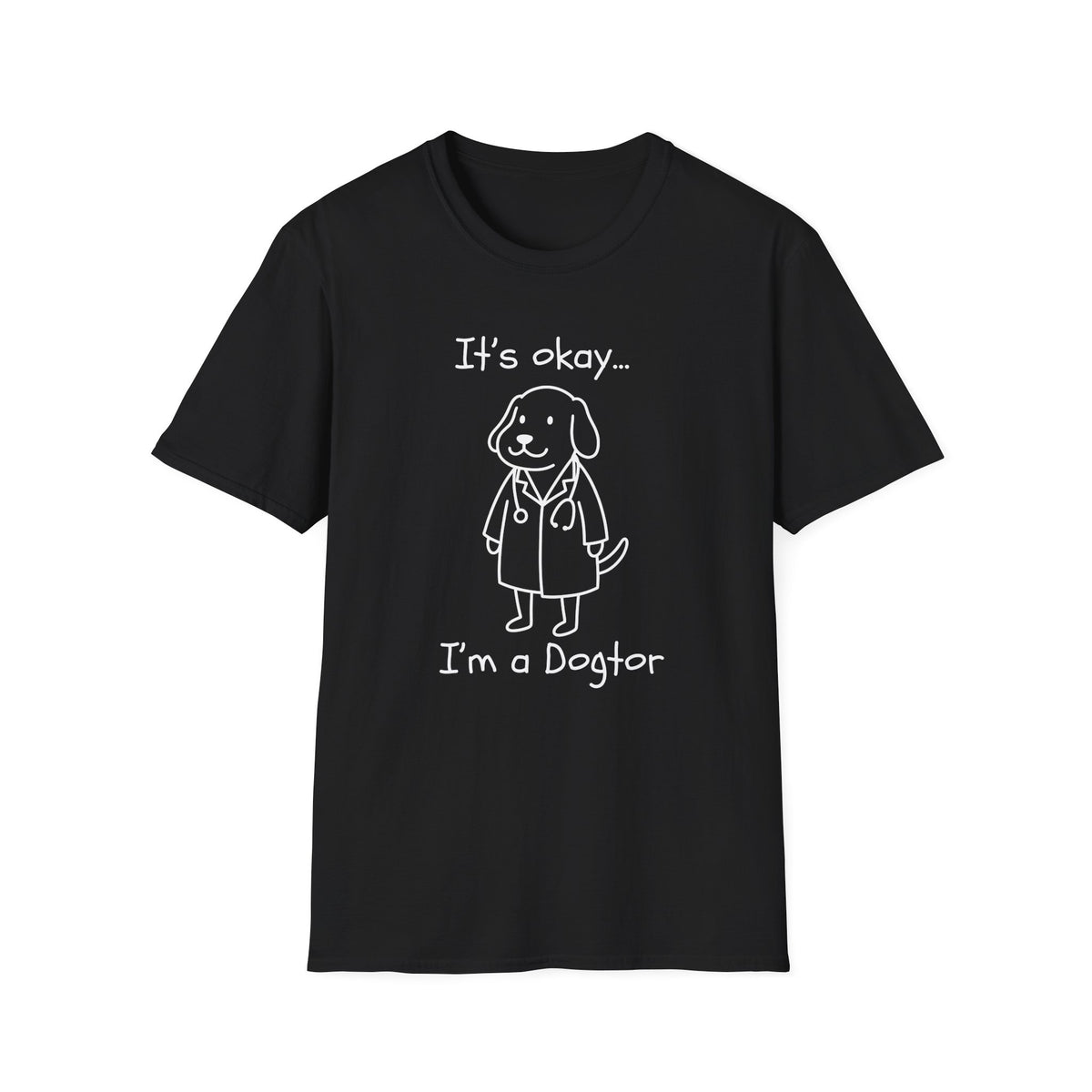 This It’s Okay I’m a Dogtor shirt is a funny dog doctor t-shirt for veterinarians, vet techs, vet students, dog lovers, and pet parents.