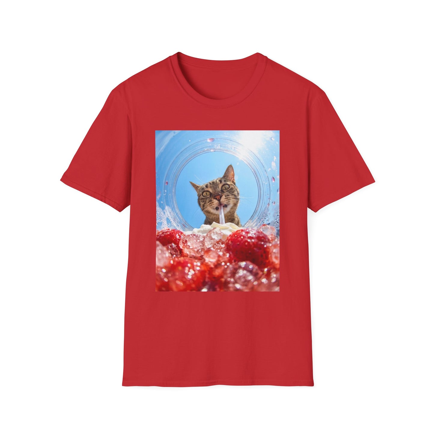 Berry Purrsty funny cat drinking shirt with strawberry drink graphic
Funny cat drinking t-shirt for cat lovers and boba fans
Cute cat graphic tee with wide-eyed cat sipping a drink
Kawaii cat lover shirt with strawberry drink design
Unisex cat t-shirt gift for cat moms and cat dads