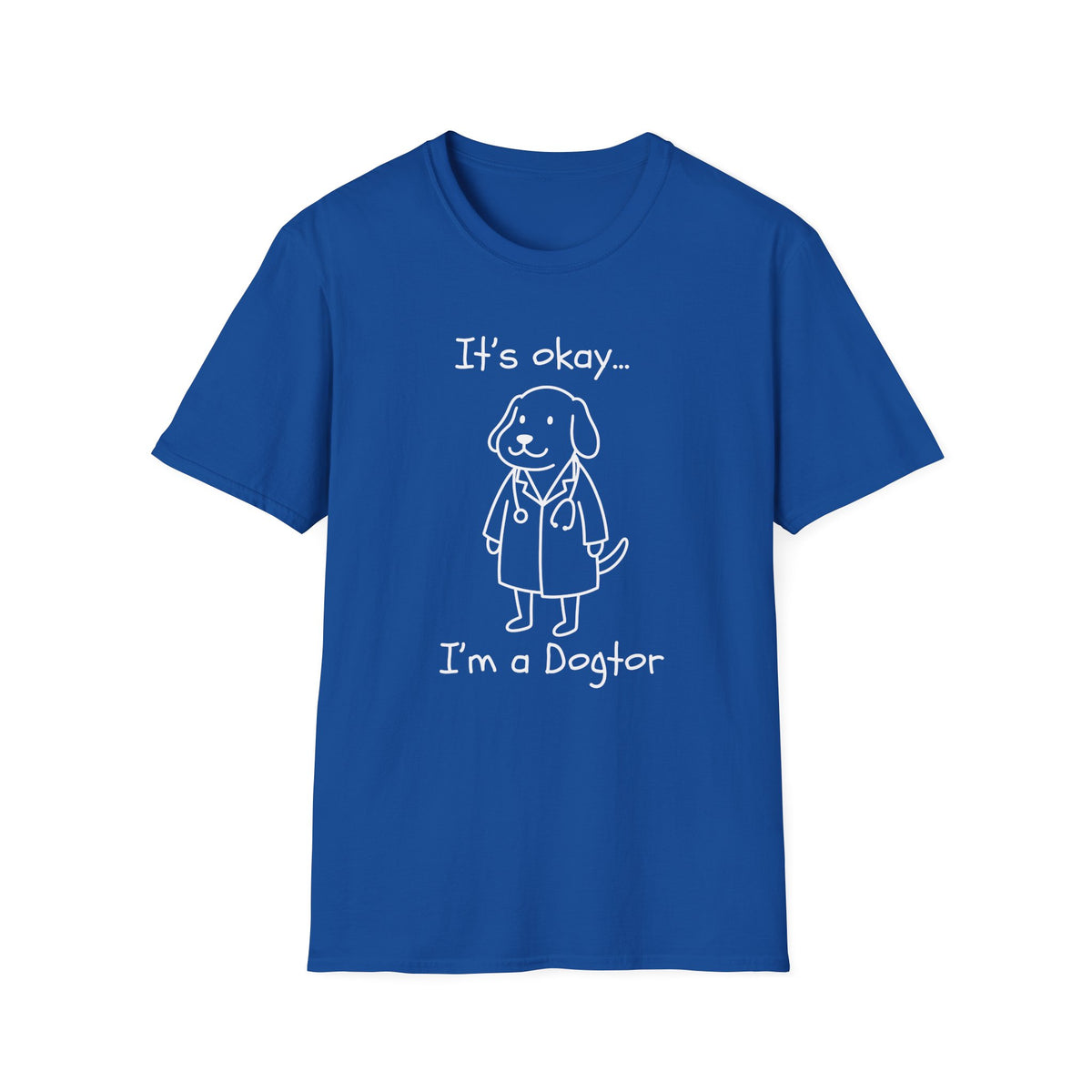 This It’s Okay I’m a Dogtor shirt is a funny dog doctor t-shirt for veterinarians, vet techs, vet students, dog lovers, and pet parents.