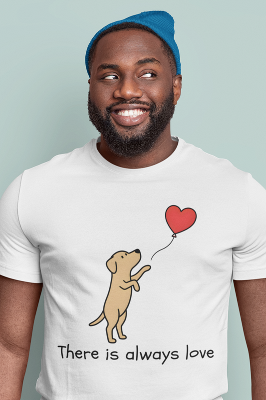 There Is Always Love Dog Tee | Heartwarming Dog Balloon Shirt | Dog Lover Gift | Unisex Tee